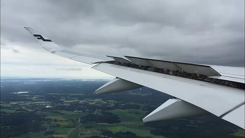 Finnair A350 XWB LANDING at Helsinki Airport