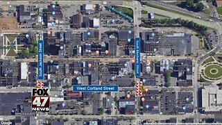 Jackson street closure for underground work