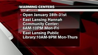 Warming centers opening up around mid-Michigan