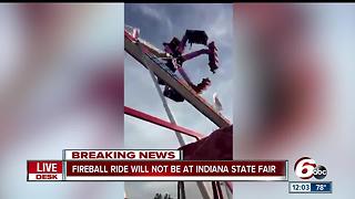 'Fire Ball' ride not coming to Indiana State Fair