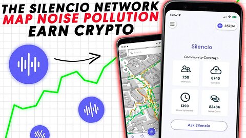The Silencio Network App! Map Noise Pollution Earn "NOISE" Coins!!!