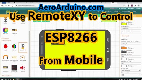 How to Use RemoteXY to Design Mobile App With ESP8266 Board