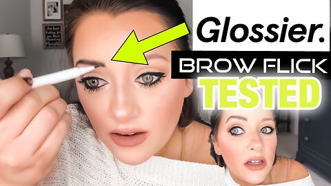 TESTING GLOSSIER BROW FLICK MICRO FINE DETAILING PEN- FIRST IMPRESSION HIT OR MISS???