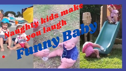 Funny Baby Videos playing Naughty Kids will make you laugh! #short
