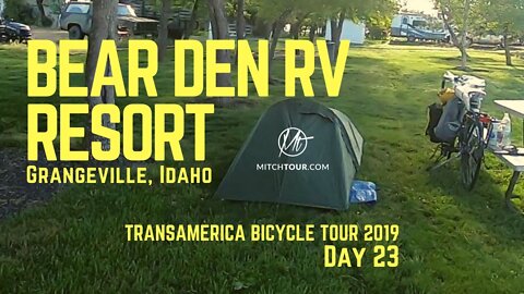 BICYCLE STOP: BEAR DEN RV RESORT in IDAHO