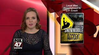 Local man hospitalized in snowmobile accident in Upper Peninsula