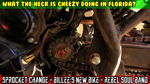 (S3 E5) 15/45 sprocket combo, Billee got a new Grom, Rebel Soul Band MacRaes (Florida Hawk)