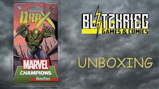 Marvel Champions Card Game Drax Hero Pack Expansion Unboxing