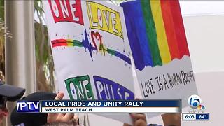 Local Pride and Unity rally held in West Palm Beach