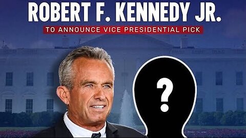 RFK Jr. Vice President ( Running Mate ) Announcement LIVE COVERAGE | Maverick News
