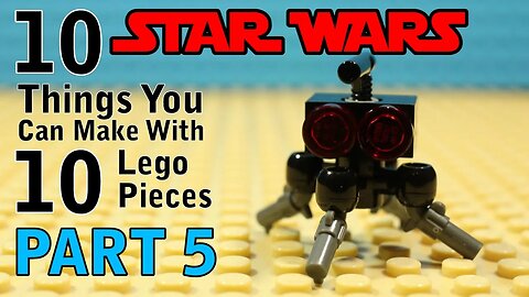 10 Star Wars Things You Can Make With 10 Lego Pieces (Part 5)