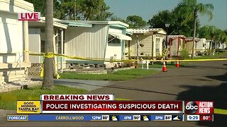 Police: Elderly woman's body found in St. Pete mobile home