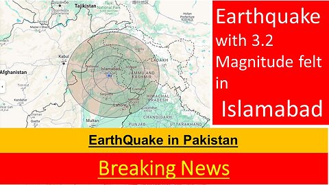 Breaking News - Earthquake in Pakistan - Islamabad felt tremors