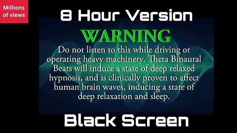Deep Sleep | Heart Chakra | Binaural Beats | Black Screen | 432Hz