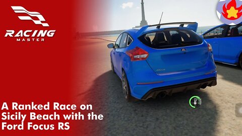 A Ranked Race on Sicily Beach with the Ford Focus RS | Racing Master