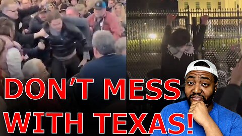 Woke Activist FAFO After Disrupting Texas Governor Speech As Rioters Attempt White House Invasion!