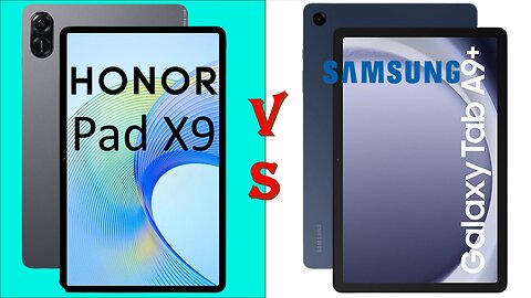 Honor Pad X9 VS Samsung Galaxy Tab A9+ | Full Comparison | @technoideas360