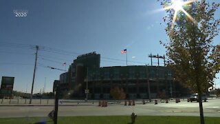 Message of unity flown over Lambeau Field