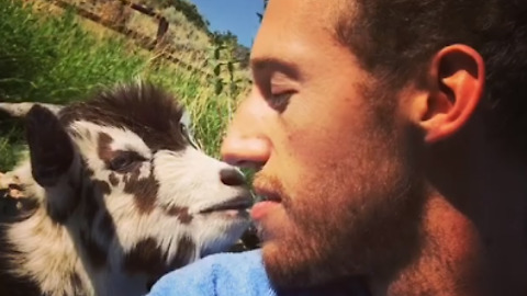 Cute Guy Argues With Sassy Goat & Their Conversation Is Too Funny
