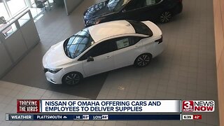 Nissan of Omaha Offering Cars and Employees to Deliver Supplies