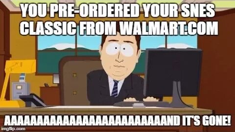 Walmart Cancels ALL SNES Classic Pre-Orders