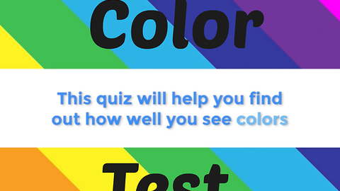 Test Your Vision And Find Out How Well You See Colors