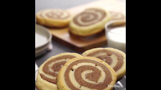 Polvorones de Chocolate en Espiral