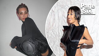 Pink-haired Kim Kardashian compared to Bianca Censori in latest look: 'Yeezy taught them all'