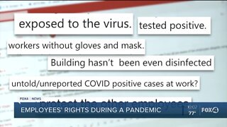 COVID-19 concerns at work? Here's what you can do