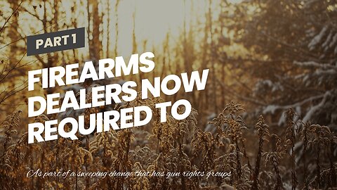 Firearms dealers now required to provide buyers' addresses to feds for denied transactions