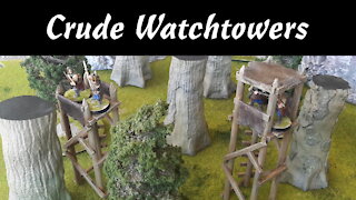 Building Crude Wooden Watchtowers
