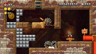 Layer-Cake Desert-Tower Stoneslide Tower (All Star Coins). Nintendo Switch New Super Mario U Deluxe