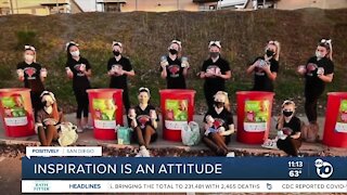 Torrey Pines High School cheer team rallies school spirit, volunteering during pandemic