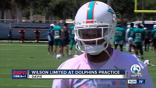 Albert Wilson limited at practice 7/25