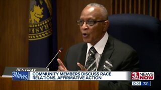 The Omaha City Council held a meeting Tuesday where two resolutions regarding race were discussed.