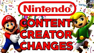 Nintendo Content Creator HUGE Changes! (Nintendo Creators Program is ENDING)