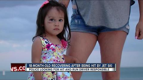 Child recovering after being hit by jet ski in Clearwater