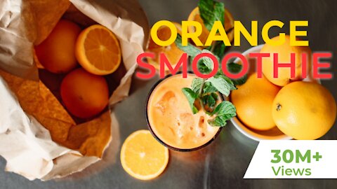 Winter Orange and Banana Smoothie||Immune recipes