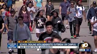 Meningitis outbreak declared at San Diego State