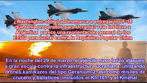 ¿EEUU Ha obligado a Dinamarca a llevar a Argentina los F-16 destinados a Ucrania?