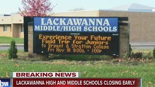 Lackawanna Middle and High School close early