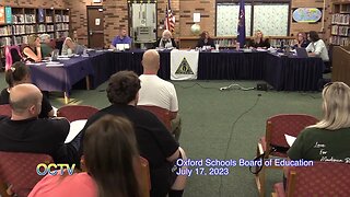 Oxford Schools Board of Education: 7-25-23