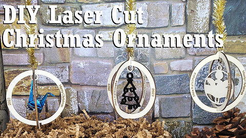DIY Laser Cut Christmas Ornaments