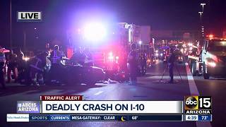 DPS: One dead in crash at Interstate 10 at 7th Avenue