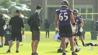 Tempers flare at Ravens training camp