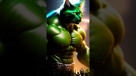 Play puzzle Hulk Cat #shorts #super #catlover #avengers