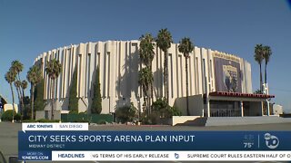 City seeks sports arena plan input