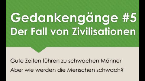 Regulationen sind ein Zeichen für schwache Männer | Gedankengänge #5 | Privatisiere Philosophie