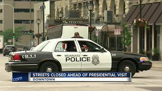 Traffic closures downtown for Trump arrival on first night of Summerfest