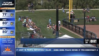 Rays first spring training game